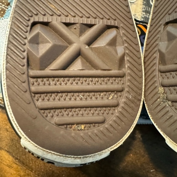 RARE Converse Knee High XXHI Patchwork sneaker Women's S6 UNIQUE & CUTE VINTAGE - Picture 15 of 16